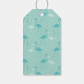 Summer Birthday Party Pink Türkis Vielen Dank Geschenkanhänger (Rückseite)