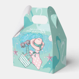 Summer Birthday Pool Party Personalisiert Geschenkschachtel