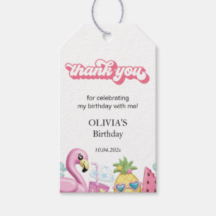 Summer Birthday Vielen Dank für Ihr Interesse Tag Geschenkanhänger