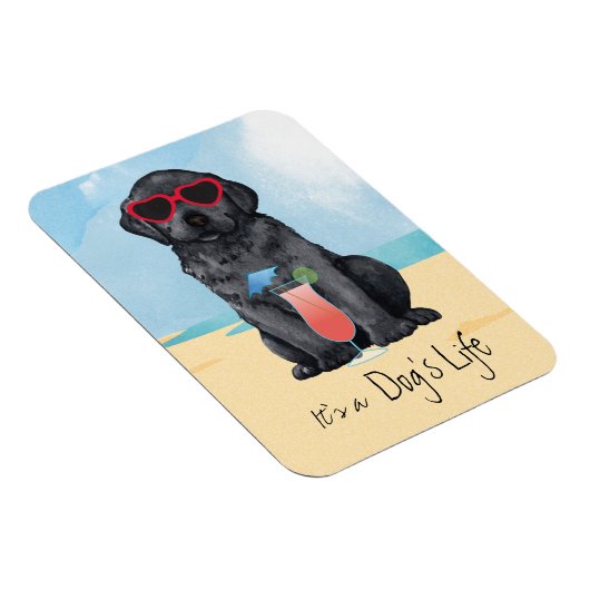 Summer Black Lab Magnet (Rechte Seite)