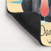 Summer Black Lab Mousepad (Ecke)