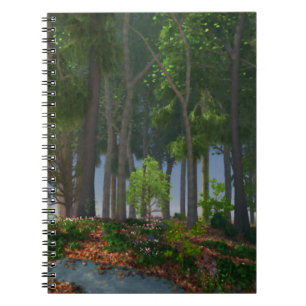 Summer Blätter Notebook Notizblock