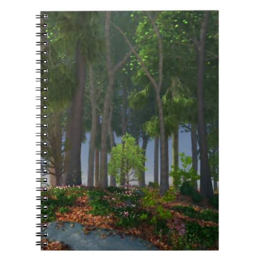 Summer Blätter Notebook Notizblock (Vorderseite)