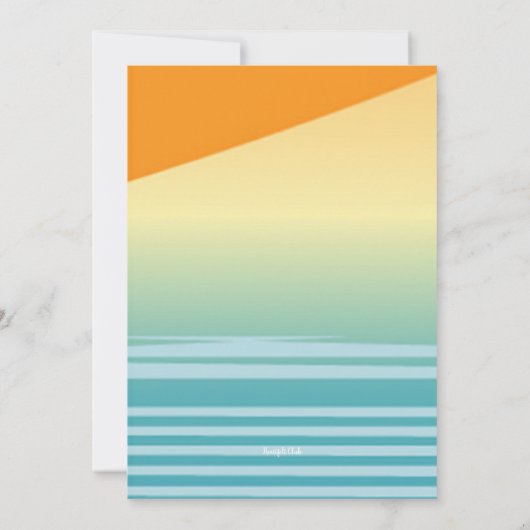 Summer Block Party Einladung (Rückseite)