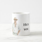 Summer Blond Man Hey, du zitierst Kaffeetasse (Mittel)