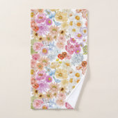 Summer Bloom Floral Butterfly Badhandtuch Set (Handtuch)