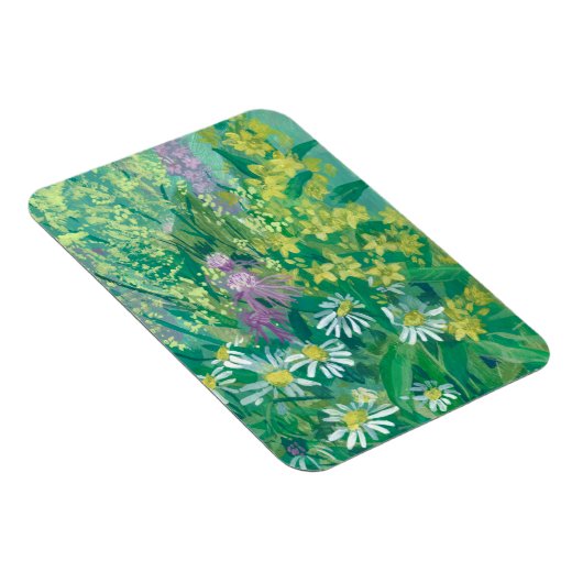 Summer Bloom Wildblumen Blume Blumenmuseum Magnet (Rechte Seite)