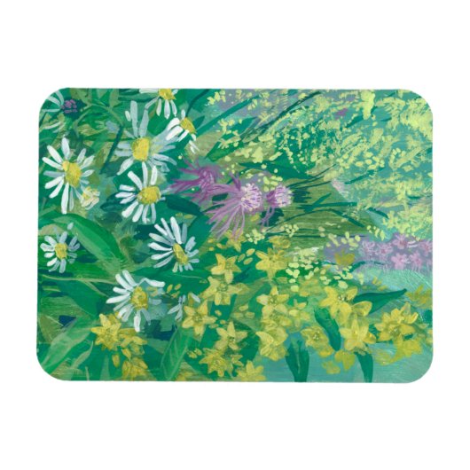 Summer Bloom Wildblumen Blume Blumenmuseum Magnet (Horizontal)
