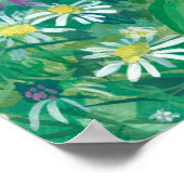 Summer Bloom Wildblumen Blume Blumenmuseum Poster (Ecke)