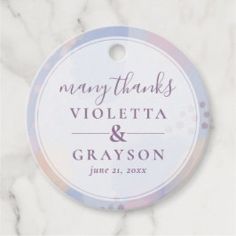 Summer Blue Abstrakt Art Geschenkanhänger