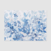 Summer Blue Botanical Seidenpapier (Vorderseite)