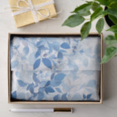 Summer Blue Botanical Seidenpapier (Geschenk)