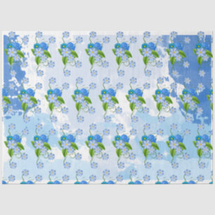 Summer Blue Design Serie 7 Seidenpapier