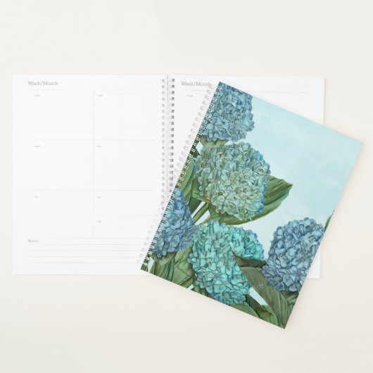 Summer Blue Hydrangea Bouquet Planer (Anzeige)