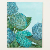Summer Blue Hydrangea Bouquet Planer (Vorderseite)