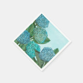 Summer Blue Hydrangea Bouquet Serviette (Ecke)