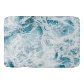 Summer Blue Ocean Wave Badematte (Vorderseite)