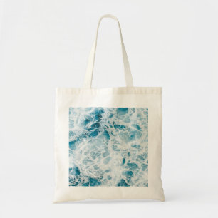 Summer Blue Ocean Wave Tragetasche
