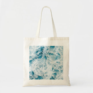 Summer Blue Ocean Wave Tragetasche