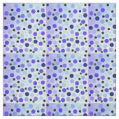 Summer Blue Polka Dots, Fabric Stoff (Muster)