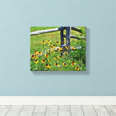 Summer Blue Ridge Parkway USA Wildblume Foto Leinwanddruck (Insitu (Holzboden))