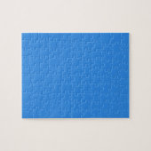 Summer Blue Simple One Color Herausforderung Puzzle (Horizontal)