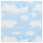 Summer Blue Sky mit Wolken Stoff (Nahaufnahme)