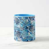 Summer Blue Waratah Florals Tasse (Zentrum)