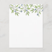 Summer Blueberry Foliage Menü Beilage 2 (Rückseite)