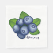 Summer Blueberry Party Serviette (Vorderseite)