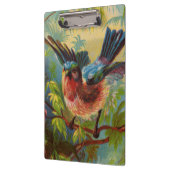 Summer Bluebird Clipboard Klemmbrett (Links)