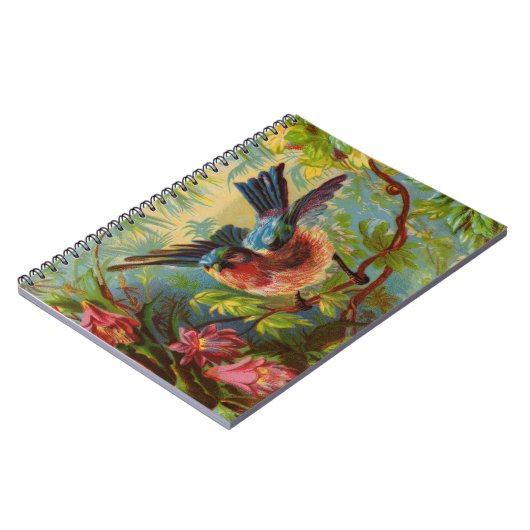Summer Bluebird-Notebook Notizblock (Linke Seite)