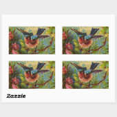 Summer Bluebird Stickers (Blatt)