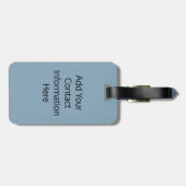 Summer Blues Gepäckanhänger (Rückseite horizontal)