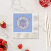 Summer Blues Jewish Star Paper Napkins Serviette (Beispiel)