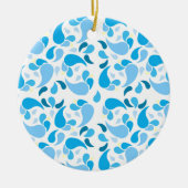 Summer Blues Keramik Ornament (Vorne)