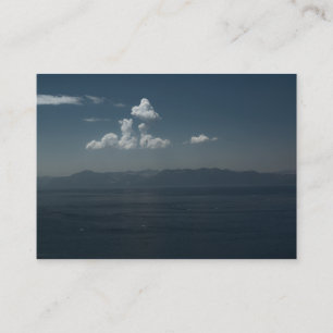 Summer Blues Mini Print Visitenkarte