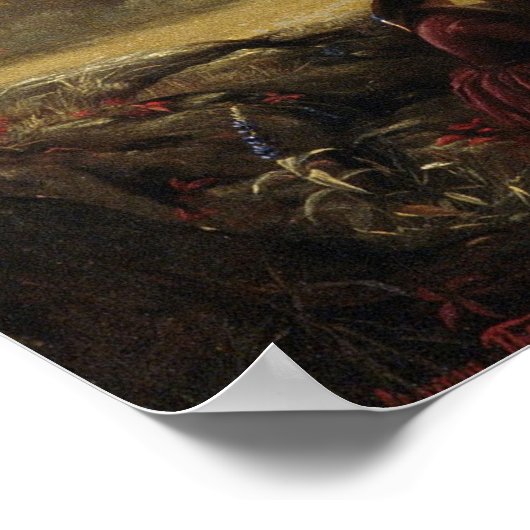 Summer Blume 1859 by Jerome B Thompson - Poster (Ecke)