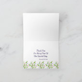 Summer Blume Besondere Anlass/Hochzeit Danke (Innenseite)