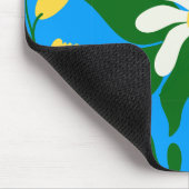 Summer Blume Bouquet auf Blue Mousepad (Ecke)