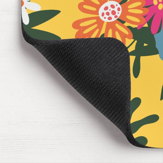 Summer Blume Bouquet Mousepad (Ecke)