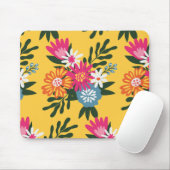 Summer Blume Bouquet Mousepad (Mit Mouse)