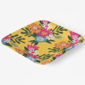 Summer Blume Bouquet Pappteller (Gewinkelt)
