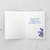 Summer Blume danke Karte (Innenseite)