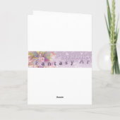 Summer Blume Fairy Card Karte (Rückseite)