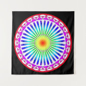 Summer Blume Tapestry Wandteppich (Vorderseite (Horizontal))