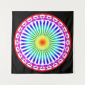 Summer Blume Tapestry Wandteppich (Vorderseite)