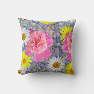 Summer Blume Throw Kissen