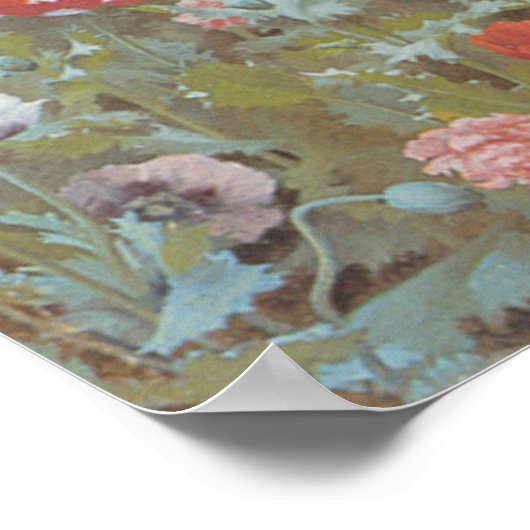 Summer Blume von John William Godward Poster (Ecke)