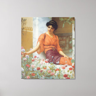 Summer Blume von John William Godward Wrapped Ca Leinwanddruck